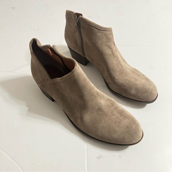 Lucky Brand Suede Brekke Ankle Bootie Size 12 - Picture 2 of 9